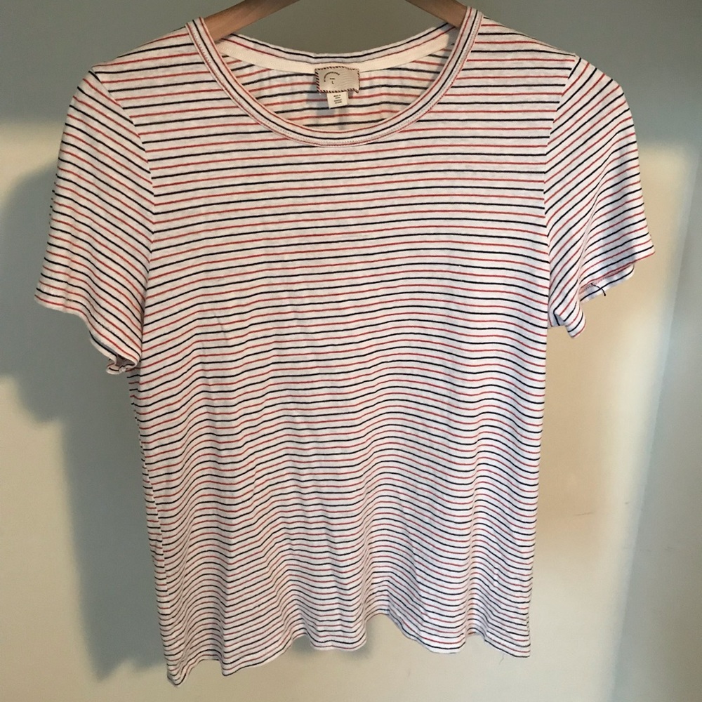 Striped Anthropologie Tee